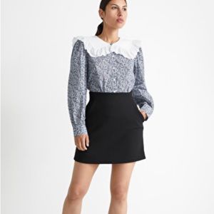 & Other Stories A-Line Structured Mini Skirt